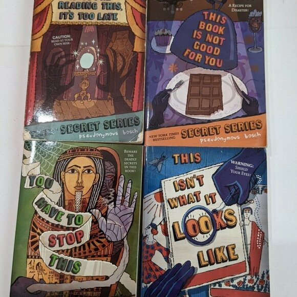 The Secret Series by Pseudonymous Bosch set of 4 b - Picture 6 of 10